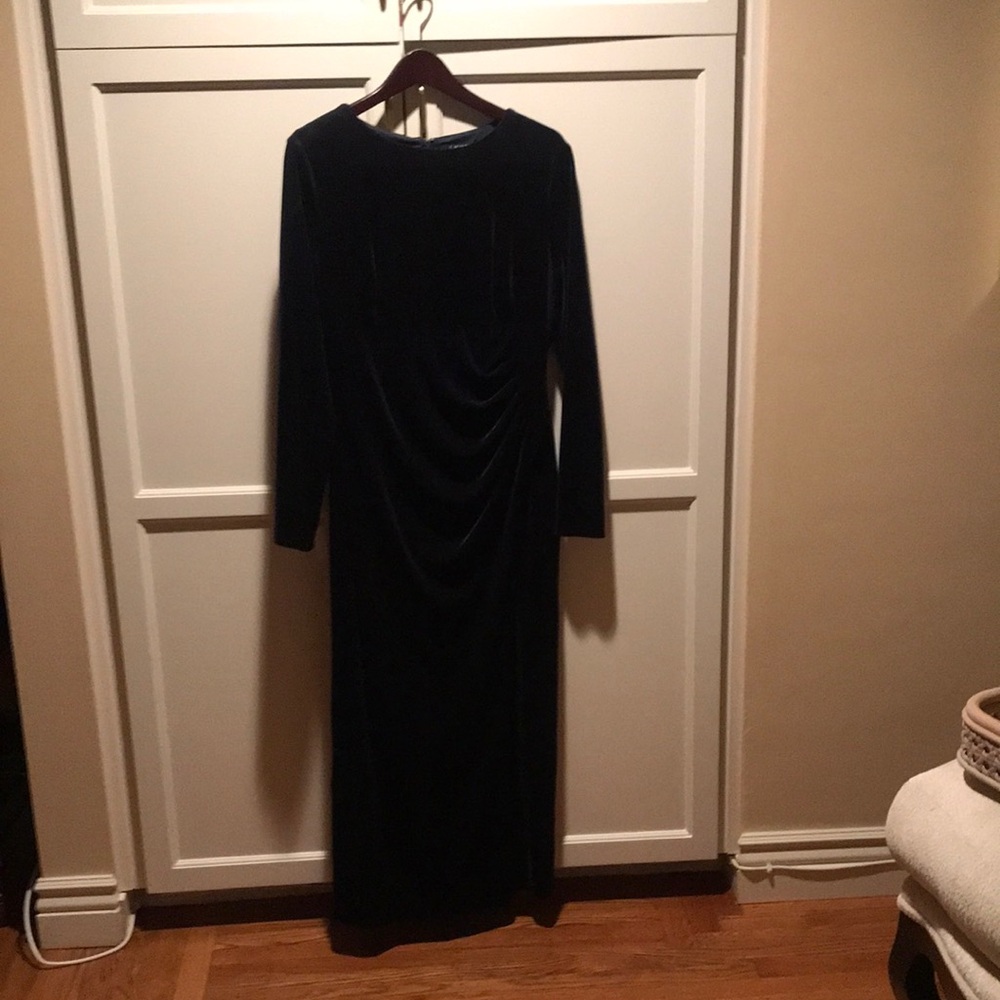 Ralph Lauren Dark Blue Long Sleeve Dress